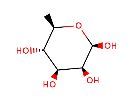 Molecular Structure of 28161-50-4 (6-deoxy-β-D-mannopyranose)