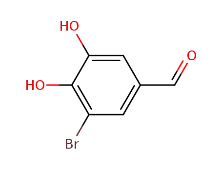 Molecular Structure of 16414-34-9 (5-BROMOPROTOCATECHUALDEHYDE)