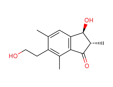 3-hydroxy-6-(2-hydroxyethyl)-2,5,7-trimethyl-2,3-dihydro-1H-inden-1-one