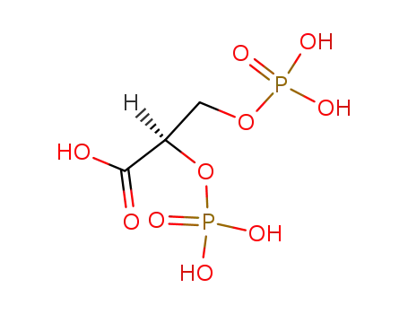 Molecular Structure of 14438-19-8 (2,3-diphosphonooxypropanoic acid)