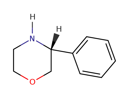 Molecular Structure of 74572-03-5 ((R)-3-phenylmorpholine)