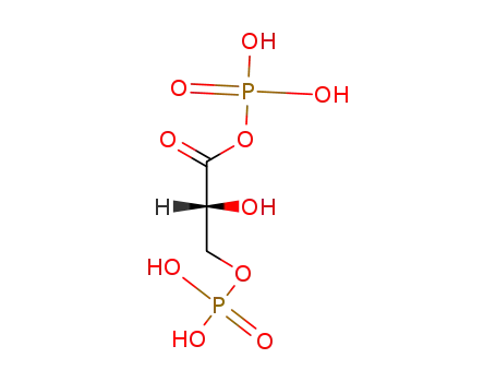 Molecular Structure of 38168-82-0 ((2R)-2-hydroxy-1-oxopropane-1,3-diyl bis[dihydrogen (phosphate)])