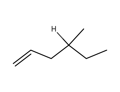 Molecular Structure of 3769-23-1 (4-Methyl-1 -hexene)