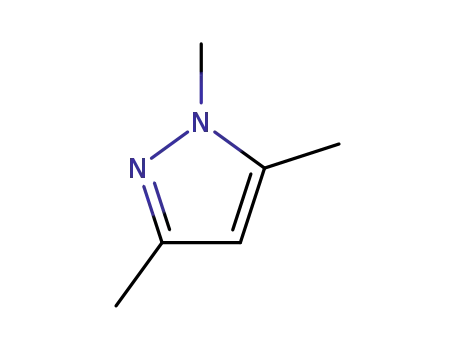 Molecular Structure of 1072-91-9 (1,3,5-Trimethylpyrazole)