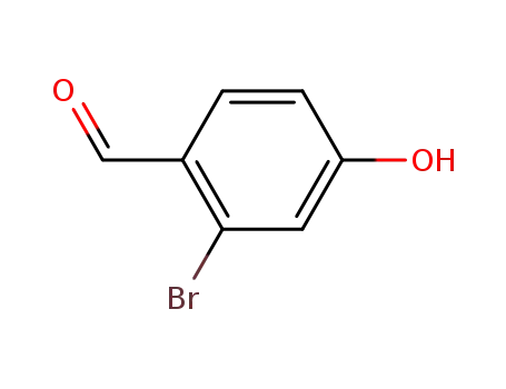 Molecular Structure of 22532-60-1 (Benzaldehyde, 2-broMo-4-hydroxy)