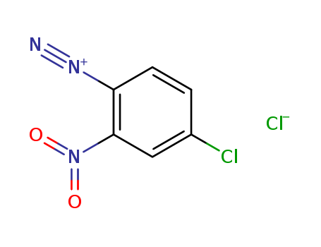 Benzenediazonium, 4-chloro-2-nitro-, chloride