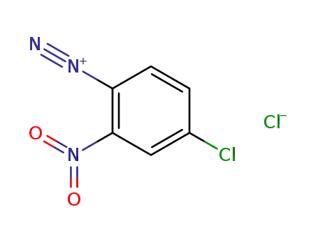 Molecular Structure of 119-09-5 (Benzenediazonium, 4-chloro-2-nitro-, chloride)