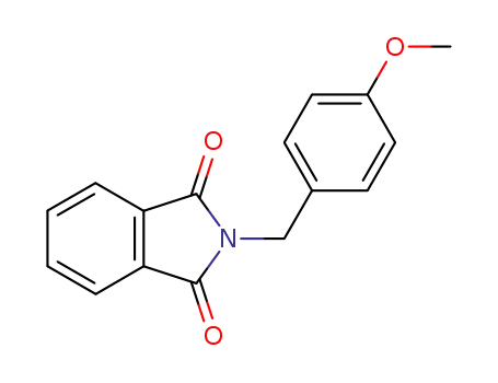 Molecular Structure of 21244-24-6 (2-[(4-methoxyphenyl)methyl]-1H-isoindole-1,3(2H)-dione)
