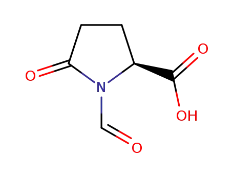 L-Proline, 1-formyl-5-oxo- (9CI)