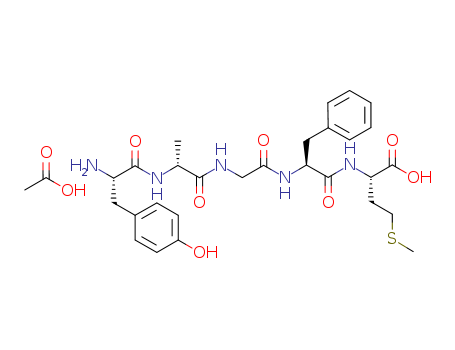 L-Methionine,L-tyrosyl-D-alanylglycyl-L-phenylalanyl-, monoacetate (salt) (9CI)
