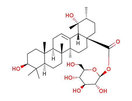 Pomolic acid 28-O-beta-D-glucopyranosyl ester