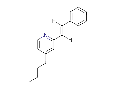 4-butyl-2-<i>trans</i>-styryl-pyridine