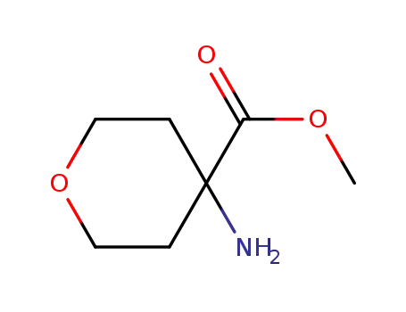 Molecular Structure of 184698-41-7 (2H-Pyran-4-carboxylicacid,4-aminotetrahydro-,methylester(9CI))