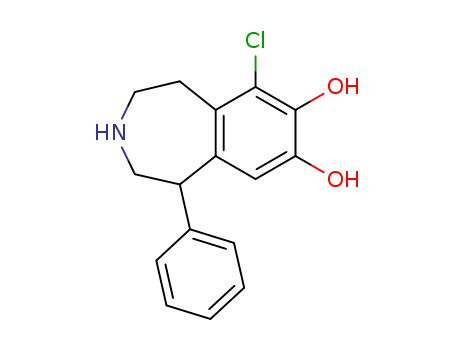 1H-3-Benzazepine-7,8-diol,6-chloro-2,3,4,5-tetrahydro-1-phenyl-