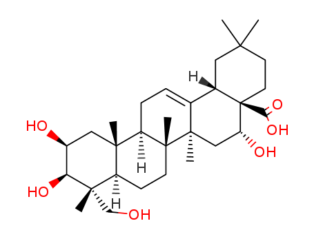 Olean-12-en-28-oicacid, 2,3,16,23-tetrahydroxy-, (2b,3b,4a,16a)-