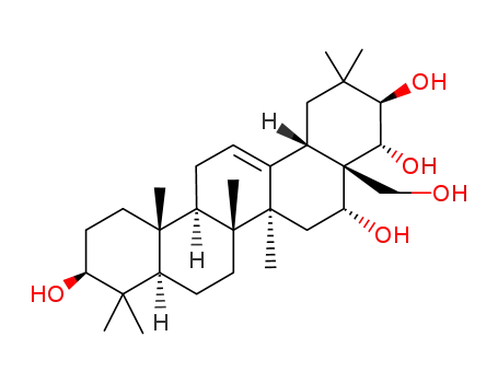 Molecular Structure of 13844-01-4 (Barringtogenol C)