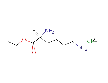 Molecular Structure of 5721-12-0 (ETHYL 2,6-DIAMINOHEXANOATE DIHYDROCHLORIDE)