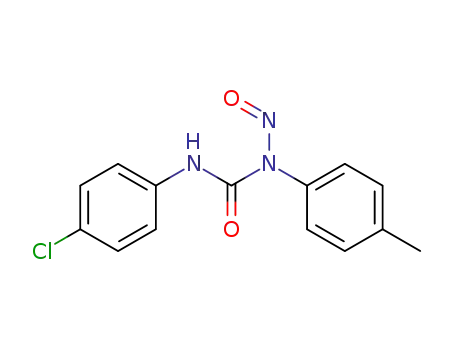 Molecular Structure of 84784-24-7 (Urea, N'-(4-chlorophenyl)-N-(4-methylphenyl)-N-nitroso-)