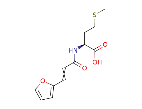 Molecular Structure of 90281-76-8 (L-Methionine, N-[3-(2-furanyl)-1-oxo-2-propenyl]-)