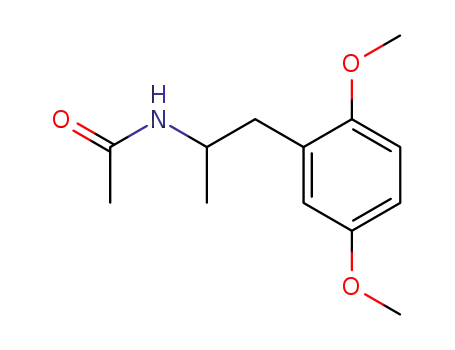 (+/-)-N-acetyl-1-(2,5-dimethoxyphenyl)-2-aminopropane
