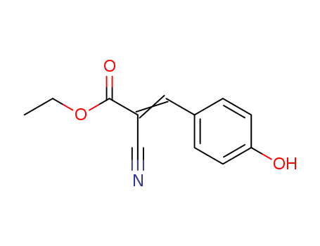 Ethyl 2-cyano-3-(4-hydroxyphenyl)acrylate 6935-44-0