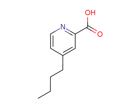 Molecular Structure of 83282-39-7 (4-N-BUTYLPYRIDINE-2-CARBOXYLIC ACID)