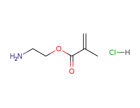 Molecular Structure of 2420-94-2 (2-Aminoethyl methacrylate hydrochloride)