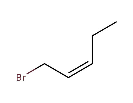 Molecular Structure of 7348-78-9 (1-BROMO-2-PENTENE, 95%, PREDOMINANTLY CIS)