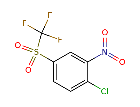 2-Nitro-4-(trifluoromethylsulfonyl)chlorobenzene