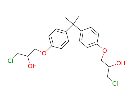 Molecular Structure of 4809-35-2 (2,2-BIS[4-(3-CHLORO-2-HYDROXYPROPOXY)PHENYL]PROPANE)