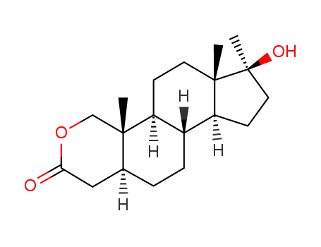 53-39-4,Oxandrolone,2-Oxa-5a-androstan-3-one, 17b-hydroxy-17-methyl- (7CI,8CI);2-Oxaandrostan-3-one, 17-hydroxy-17-methyl-, (5a,17b)-;17-Methyl-2-oxa-5a-androstan-17b-ol-3-one;17b-Hydroxy-17-methyl-2-oxa-5a-androstan-3-one;17b-Hydroxy-17a-methyl-2-oxa-5a-androstan-3-one;8075CB;Anavar;Lonavar;NSC 67068;Oxandren;Oxandrin;Protivar;Provitar;SC11585;Vasorome;Cyclopenta[5,6]naphtho[1,2-c]pyran-2(1H)-one,tetradecahydro-7-hydroxy-4a,6a,7-trimethyl-, (4aS,4bS,6aS,7S,9aS,9bR,11aS)-;