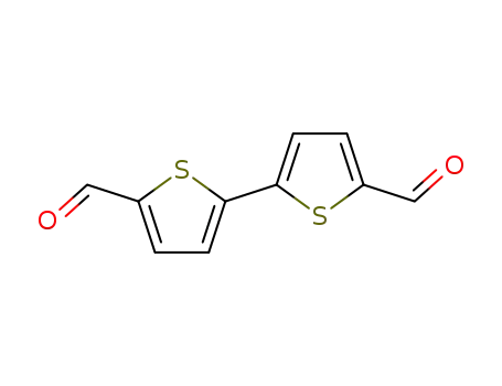 Molecular Structure of 32364-72-0 ([2，2’]bithiophenyl-5,5'-dicarbaldehyde)