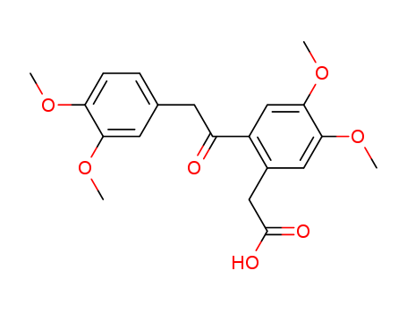 26954-85-8,AKOS AU36-M267,Aceticacid, [2-[(3,4-dimethoxyphenyl)acetyl]-4,5-dimethoxyphenyl]- (8CI);Benzeneacetic acid, 2-[(3,4-dimethoxyphenyl)acetyl]-4,5-dimethoxy- (9CI); F1213