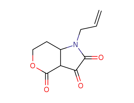 Pyrano[4,3-b]pyrrole-2,3,4(1H)-trione, tetrahydro-1-(2-propenyl)-