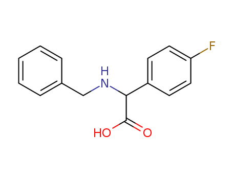 Benzeneacetic acid, 4-fluoro-a-[(phenylmethyl)amino]-