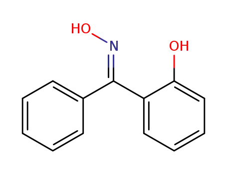 Molecular Structure of 59986-60-6 (Methanone, (2-hydroxyphenyl)phenyl-, oxime, (E)-)