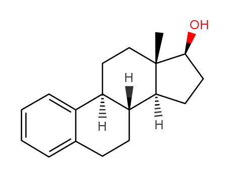 Molecular Structure of 2529-64-8 (17beta-Estradiol, 3-deoxy-)