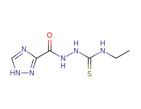 Molecular Structure of 1260230-10-1 (4-ethyl-1-(1,2,4-triazol-3-yl-carbonyl)-thiosemicarbazide)