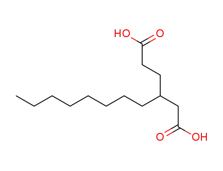 Molecular Structure of 83797-33-5 (Hexanedioic acid, 3-octyl-)