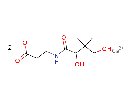 Molecular Structure of 15773-29-2 (b-Alanine,N-[(2R)-2,4-dihydroxy-3,3-dimethyl-1-oxobutyl]-, calcium salt (1:?))