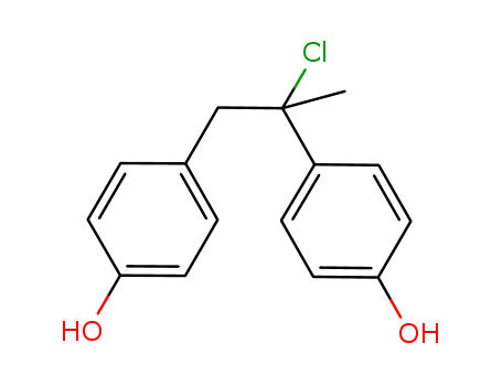 1,2-bis(4-hydroxyphenyl)-2-chloropropane