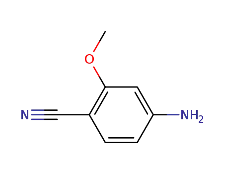 Molecular Structure of 7251-09-4 (4-AMINO-2-METHOXY-BENZONITRILE)