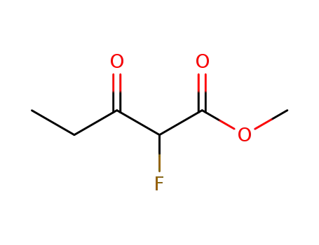 Molecular Structure of 180287-02-9 (METHYL 2-FLUORO-3-OXOPENTANOATE)