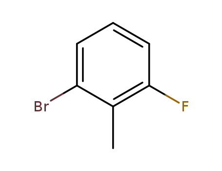 Molecular Structure of 1422-54-4 (2-Bromo-6-fluorotoluene)