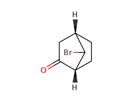 Molecular Structure of 7176-91-2 (Bicyclo[2.2.1]heptan-2-one, 7-bromo-, (1R,4S,7R)-rel-)