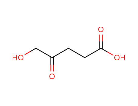 Molecular Structure of 15925-30-1 (Pentanoic acid, 5-hydroxy-4-oxo-)