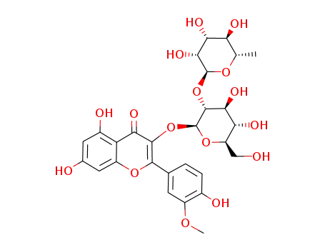 Molecular Structure of 55033-90-4 (ISORHAMNETIN 3-O-NEOHESPEROSIDE)