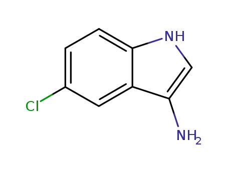 Molecular Structure of 72561-51-4 (3-AMINO-5-CHLOROINDOLE)