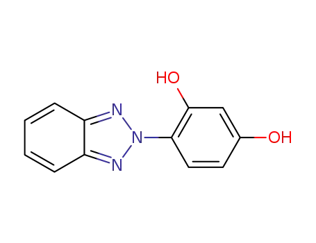 Molecular Structure of 22607-31-4 (2-(2,4-dihydroxyphenyl)-2H-benzotriazole)