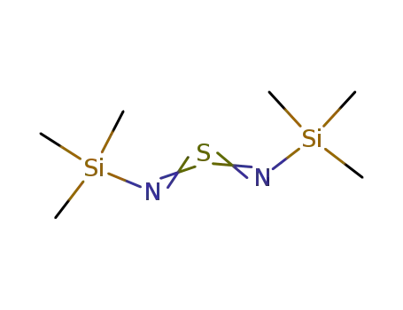 Molecular Structure of 18156-25-7 (BIS(TRIMETHYLSILYL)SULFUR DIIMIDE)